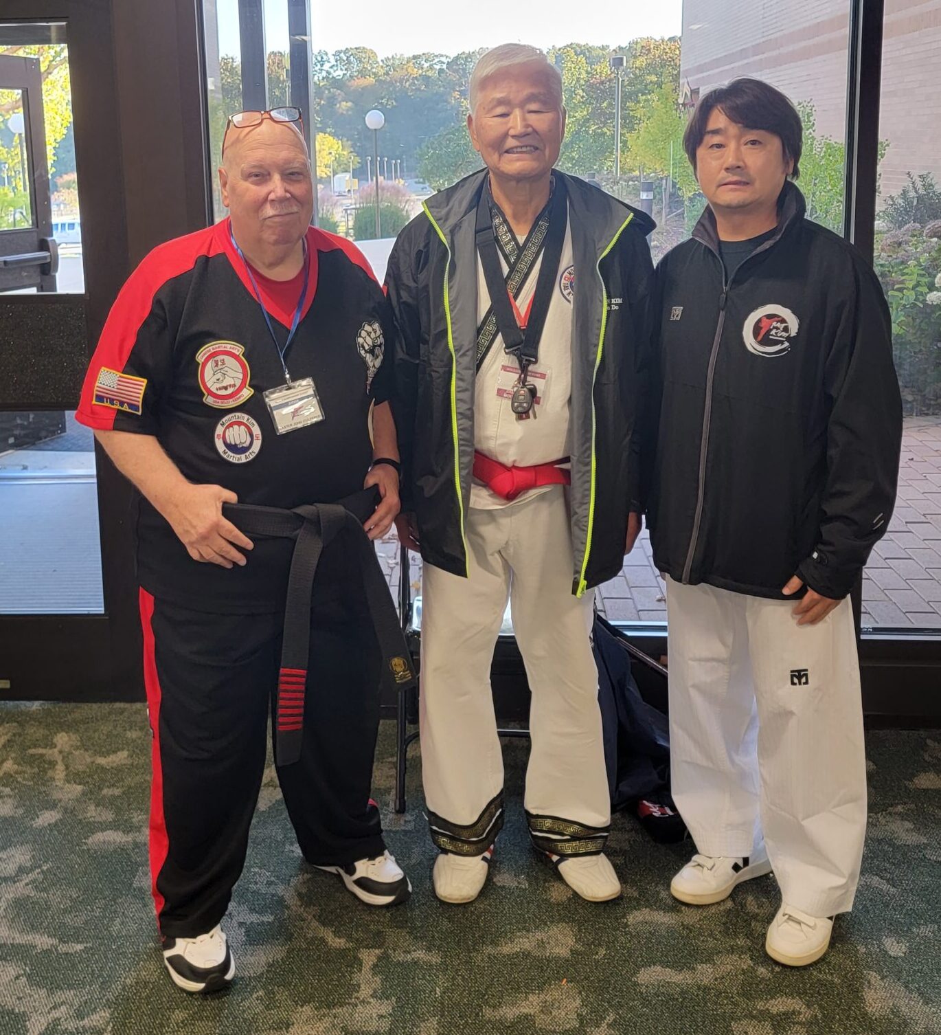 Hanshi J. Gallagher, Grandmaster M. Kim and Master T. Kim
